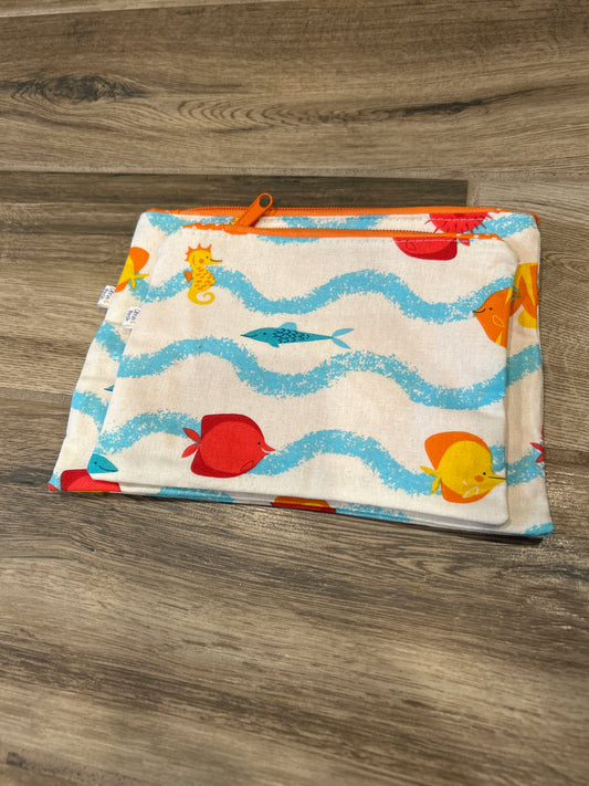 Fish Zipper Pouches