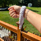 Square Cotton Macrame Wristlet